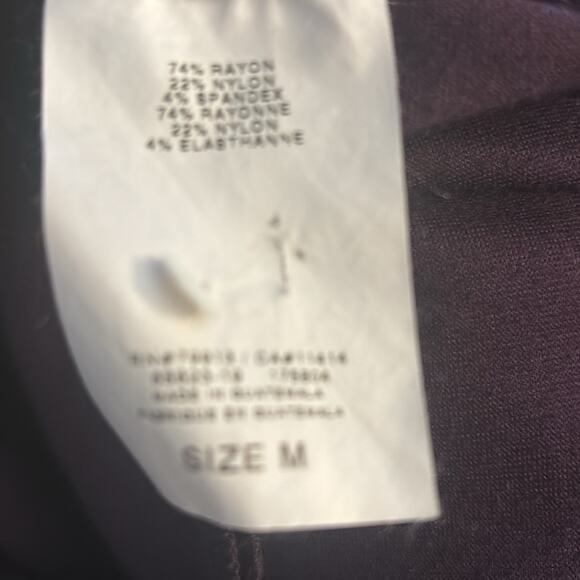 A Pea in a Pod Women’s Purple Midi Maternity Dress M Comfy Cozycore Classic - Picture 12 of 12